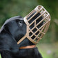 Leather Brothers Italian Basket Dog Muzzle, Adjustable Secure Fit, Comfortable Design, Training and Safety, Averts Biting, Prevents Chewing and Scavenging, Perfect for Grooming - Tan, Size 7