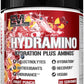 Evlution Nutrition HYDRAMINO Complete Hydration Multiplier, All 6 Electrolytes, Vitamin C & B, Fluid Boosting Aminos, Coconut Water, Endurance, Recovery, Antioxidants, 30 Serve, Fruit Punch