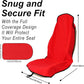 Car Seat Cover Protector Front Seats,for Gym Workout,Running,Swimming,Beach and Hiking,Waterproof Sweat Towel Bucket Seat Covers for Cars SUV Trucks (Red, 1Pcs)