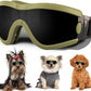 Small Dog Sunglasses with Adjustable Strap UV Protection, Winproof Puppy Sunglasses, Suitable for Dogs Eyes Protection，Soft Dog Goggles