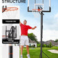Basketball Hoop Outdoor with 45 Inch Shatterproof Backboard, Portable Basketball Goal System 4.8-10ft Height Adjustable for Kids, Youth, Adults, Backyard/Driveway/Indoor