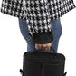ALLCAMP 2 Bottle Wine Tote Carrier - Insulated Portable Padded Canvas Wine Bag for Travel, BYOB Restaurant, Wine Tasting, Party, Great Christmas Day Gift for Wine Lover，Black