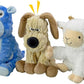 3Pack Squeaky Stuffed Dog Toys- Indoor&Outdoor Playing Toys for Large to Small, Durable Plush Toys to Keep Them Busy- Animal Shape Crinkle Toy