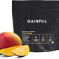 Gainful Hydration + Caffeine Powder Packets with Key Electrolytes Magnesium & Sodium + L Theanine, Low Sugar Drink Mix, Tropical Mango, 21 Sticks