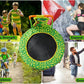 SSLine 36 inch Kids Small Baby Toddler Trampoline with No-Gap Spring Design, Mini Trampoline with Handle Bar and Safety Padded Cover, Indoor Outdoor Fun for Kids
