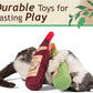 KittiLush 2-Pack Organic Silvervine Catnip Substitute Toys for Cats & Kittens | 100% All-Natural Wild Harvested Silvervine | 2 Refillable Wine Bottle Kicker Cat Toys