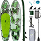 10’6/11’6 Inflatable Stand Up Paddle Board with Premium Paddleboards Accessories, Wide Stable Designed SUP Paddleboard for Adults & Youth.