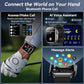 Smart Watch for Men Women, 1000mAh Battery 100-Day Standby Time, 1.85" HD Screen Fitness Tracker, 110+ Sport Modes, IP68 Waterproof, Heart Rate/Sleep Monitor, Fitness Watch for Android/iPhone(Black)