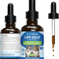 Life Gold for Cats - Supports Detoxification & Healthy Immune Defenses, Astragalus, Burdock, Sheep Sorrel - Pet Wellbeing Vet-Formulated Holistic Supplement – 2 oz (59 ml)