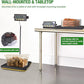 400lbs Commercial Scale Digital Receiving Scale with Anti-Slip Aluminum Platform, High Accuracy Food Scale with Hold/Tare/Auto-Off, Kitchen Scale with LCD Display for Restaurant/Cater