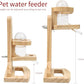 antiai 4 Pack Hamster Wheel Set,8.2Inch Medium Size Slience Quiet Spinner Hamster Running Wheels,Hamster Water Feeder Accessories Chew Toys for Guinea Pig,Gerbils,Mice and Other Small Pets Animal