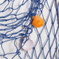 Rosoz Nautical Decorative Fishing Net, Sea Theme Fish Net Decor for Party/Wall Decoration Background,Blue,79inch x 59inch