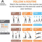 Arena Strength Workout Cards - Instructional Fitness Deck for Booty Band Workouts, Beginner Fitness Guide for Resistance Band Training Exercises at Home. Includes Workout Routines.