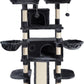 SHA CERLIN 68 Inches Multi-Level Large Cat Tree for Large Kitties/Big Cat Tower with Condo/Cozy Plush ‌Pussycat Perches/Sisal Scratching Posts and Hammocks/Activity Center/Dark Grey
