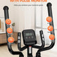 pooboo Elliptical Machine, Elliptical Exercise Machine with 16-Level Resistance&Hyper-Quiet Magnetic Driving System, Elliptical Machine for Home with LCD Monitor&15.5IN Stride, 350LBS Weight Capacity