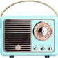 Retro Bluetooth Speaker,Wireless Vintage Small Speaker, Hands-Free Call,400mA Battery,TF Card, Aux Line, Portable Speaker for iOS Android Smartphone Home Office Gift Ideas Blue