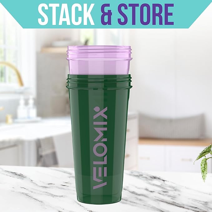 '-2 Pack- 28 oz Protein Shaker Bottles for Protein Mixes - 2x Wire Whisk | Leak Proof Shaker Cups for Protein Shakes | Protein Shaker Bottle Pack (Flower Set)