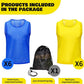12/24/48PCS Pinnies Youth Team Pennies for Sports Kids and Scrimmage Vests for Soccer Basketball Jersey Practice