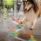 Interactive Dog Toys, Automatic Moving and Rolling LED Light Up Dogs Ball with Rope, Motion-Activated Wicked Ball for Small Medium Pup, Stimulation Toy for Boredom Relief