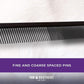 Ryan's Pet Supplies Paw Brothers Greyhound Style Comb for Dogs, Professional Grade Grooming Tool, Remove Knots and Tangles, True Teflon, Fine/Coarse, Ergonomic Handle, 7.5in