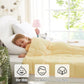 L'AGRATY Weighted Blanket - 40"x60" 7lbs Cooling Breathable Weighted Heavy Blanket Microfiber Material with Glass Beads Small Blanket for All-Season Summer Fall Winter Soft Thick Blanket