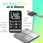 Runstar Scale for Body Weight and Fat Percentage, 8-Electrodes Precision Digital Smart Scale for BMI 28 Body Composition Measurement, Silver Bathroom Smart Scales with Large Display
