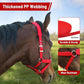 Horse Halter with Wool Lining, Adjustable Halter for Horses Satin Hardware to Prevent Friction, Breakaway Halters for Horses,Perfect for Traction and Performance