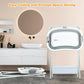 BWOGUE 2 in 1 Portable Dog Bath Tub Elevated Collapsible Dog Bathtub Washing Station with Drainage Hole for Bathing, Shower and Grooming, Pet Tub for Puppy Small Medium Dogs Indoor and Outdoor