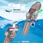 QingSong Full Face Snorkel Mask for Adults, Snorkeling Gear with Camera Mount, 180 Degree Panoramic View Snorkel Set Anti-Fog Anti-Leak