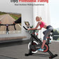 HARISON Semi-Commercial Exercise Bike 400 lbs Capacity, Magnetic Stationary Bikes for Home Gym with Bluetooth & Tablet Holder & Comfortable Seat Cushion