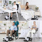 ANCHEER Under Desk Elliptical, Leg Exerciser While Sitting for Seniors with Remote Control, Display Monitor, Electric Seated Pedal Exerciser for Home, Ellipse Leg Exerciser as Seen on TV