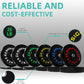 Olympic Bumper Plates Set, 2" Weight Plates for Strength Training & Weightlifting, Paris or Set or Set with Barbell, Multiple Options