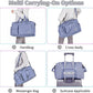 FIORETTO Women's Gym Duffle Bag with Shoes Compartment, 37L Capacity, Ideal for Travel, Gym, Sports, Duffel, Weekender