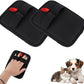 2PCS Electrostatic Pet Grooming Gloves, Reusable Hair Remover for Dog Cat Fur on Clothes Furniture Car Seat/Black
