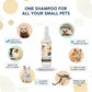 Waterless Shampoo for Small Critters - 8oz Cruelty Free Dry Shampoo - No Rinse for Pet Ferrets, Guinea Pigs, Hedgehogs, Sugar Gliders, Rabbits & Hamsters (8 oz, Sugar Cookie Lightly Scented)