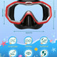 W WSTOO Kids Swim Goggles with Nose Cover,Snorkel Diving Swimming Mask for Youth 5-15,HD 3-Window Wide Vision Anti-Shattered Lens Anti-Fog&Leak