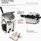 Gym Duffle Tennis Bag Backpack 4-Way Waterproof with Shoes Compartment for travel Sport Hiking laptop (Sea salt white02)