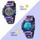 Kids Watch,Boys Watch for 3-15 Year Old Boys,Digital Sport Outdoor Multifunctional Chronograph LED 50 M Waterproof Alarm Calendar Analog Watch for Children with Silicone Band,Kids Gift