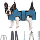 PAWCHIE Dog Grooming Hammock Harness for Dog Cat with Pet Nail Clipper Trimmer-Breathable Cat Hanger Sling for Trimming Clipping Nails-Dog Hammock Restraint Bag for Small Medium Large Dog, Dark Blue S