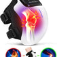 3-in-1 Cordless Knee Massager w/Heat, Red Light & Massage for Knee Pain, Infrared Heat & Vibration, Portable Wireless Knee Heating Pad w/LED Screen for Family and Friends