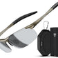 ATTCL Men's Sports Polarized Sunglasses Men for Driving running Fishing Golf - UV Protection Sun glasses Metal Frame