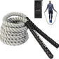 Jump Rope Weight Jump Rope for Fitness, Adult Heavy Exercise Skipping Ropes, Home Gym Workout Equipment Training Set, Thick Rope Suitable for Women&man Improve Strength, Cardio, Training Muscles, Weight Loss