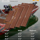 FOCEAN Boat Flooring EVA Foam Boat Decking Faux Teak Marine Flooring Boat Mat Boat Carpet Sheet for Motorboat RV Yacht Kayak Surfboard, 94.5"x 47.2"/35.4"/23.6"/15.7"