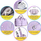 FIORETTO Women's Gym Duffle Bag with Shoes Compartment, 37L Capacity, Ideal for Travel, Gym, Sports, Duffel, Weekender