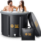 Ice Bath Tub for Athletes, 116 Gal XL Cold Plunge Tub for Recovery and Cold Water Therapy, Portable Multiple Layered Ice Pod Barrel for Outdoor, Inflatable Icebath Tub at Home