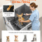 VEVOR Stainless Steel Dog Washing Station, 38 inch Pet Grooming Tub w/Storage Stairs, Faucet & Showerhead & Soap Holder Dog Bathtub for Medium & Small Pets (Right Door)