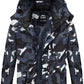 ELLSWOS Men's Waterproof Ski Jacket Winter Snow Coat Warm Hooded Raincoat Windproof Windbreakers