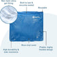 BodyMed Reusable Vinyl Ice Pack for Knee, Arm, Elbow, Shoulder, Back - Professional Grade Cold Therapy for Injuries, Aches, Swelling, Bruises, Sprains - 14 in. x 12 in. (Standard)