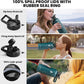 Insulated Water Bottle 87 oz, Triple Wall Vacuum Stainless Steel (Cold for 48 Hrs), Leak Proof & Non-BPA, Modern Water Flask Jug with Paracord Handle & Straw Spout Lids, Dark Green