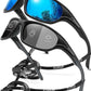Polarized Sports Sunglasses for Men,TR90 Unbreakable Frame Sunglasses for Fishing Driving Cycling UV400 Protection
